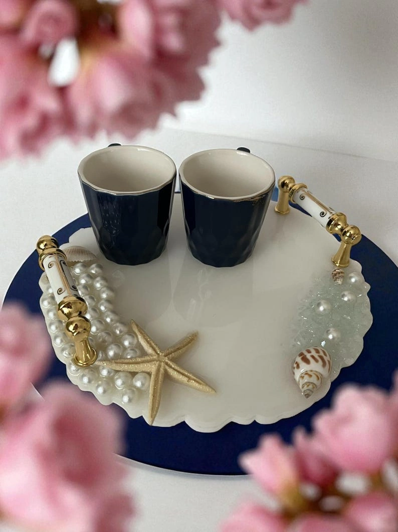 1012_0 Luxury Handmade Resin Tra