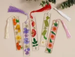 Wildflower Resin Bookmark