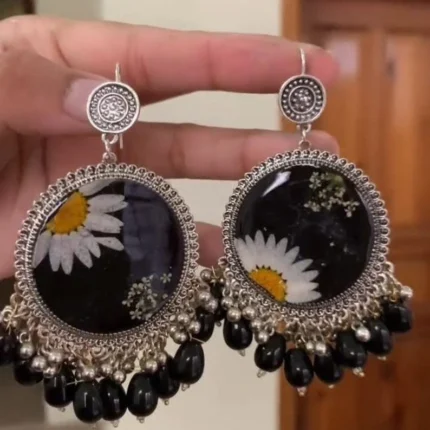 Handmade Resin Art Earrings