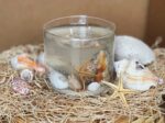 Seaside Candle with Sand & Seashells - Image 5