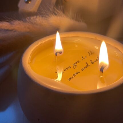 Secret Message Candles (Handwritten)
