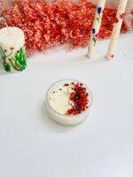 Botanical Soy Candle in Luxury Ribbed Glass Jar - Image 3