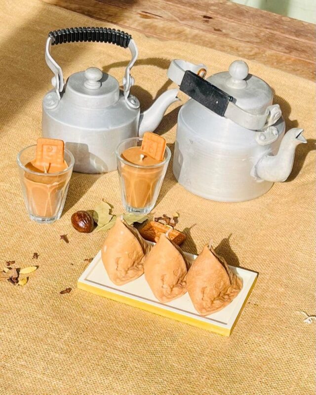 Chai & Samosa Candle gift