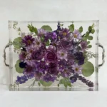 Flower Preservation Resin Tray
