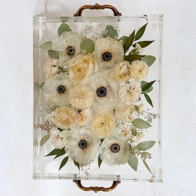1435_9 Original Flower Preservation Resin Tray