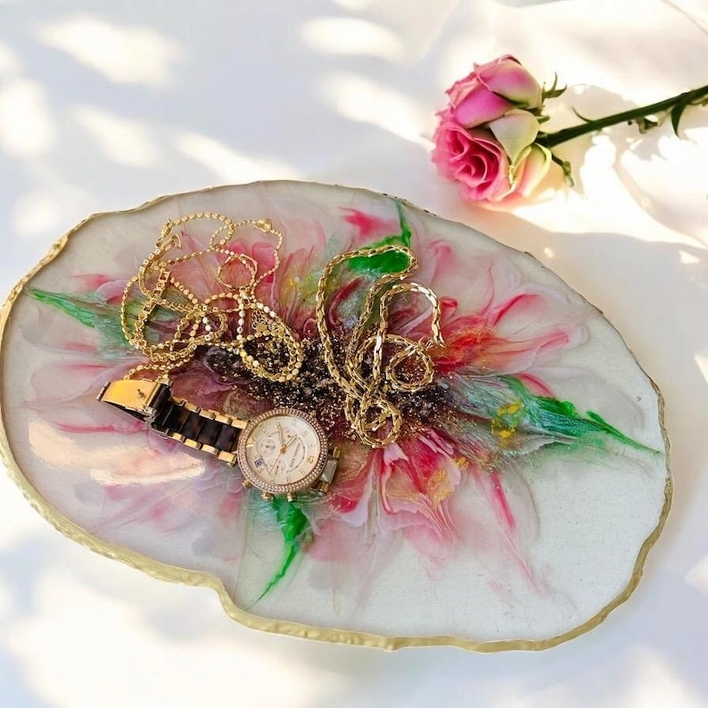 Bloom Resin Tray Set