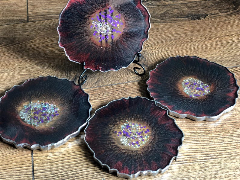 1701_5 Resin Coasters