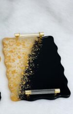Handmade Resin Tray Set Epoxy Serving Trays - Image 3