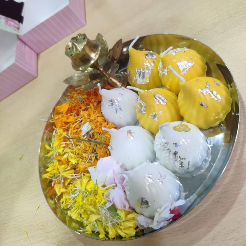 Modak Candle Box Pack of 8