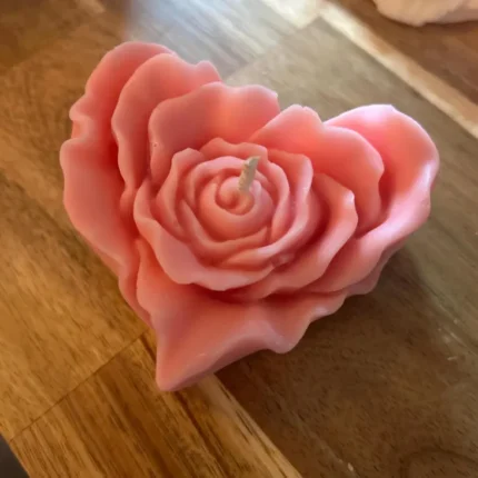 Rose Heart Candle (1pcs)