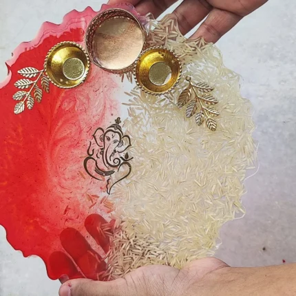 Resin Pooja Thali